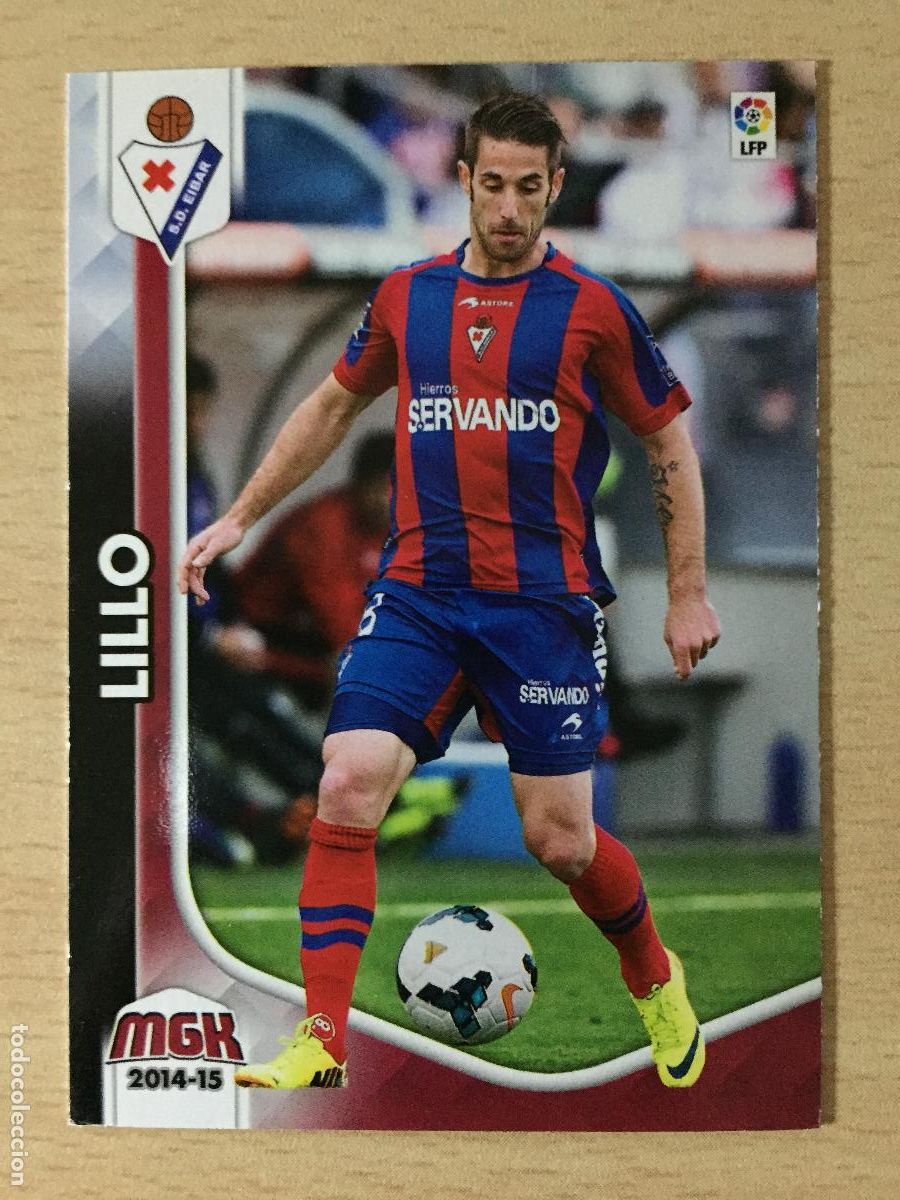 Cromos de f&uacute;tbol: 2014-2015 - 129 LILLO - SD EIBAR - PANINI MEGACRACKS - Foto 1
