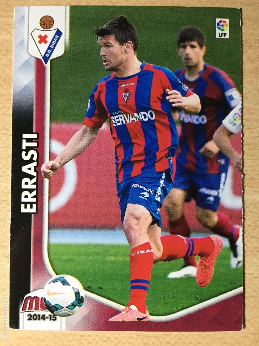 Cromos de f&uacute;tbol: 2014-2015 - 137 ERRASTI - SD EIBAR - PANINI MEGACRACKS - Foto 1