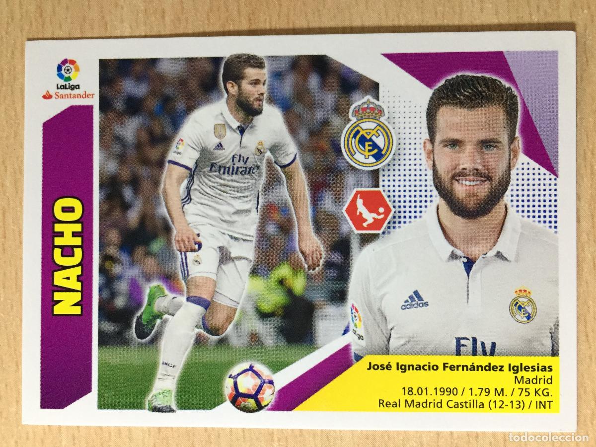 Cromos de f&uacute;tbol: 2017-2018 - 4B NACHO - REAL MADRID - ESTE - Foto 1