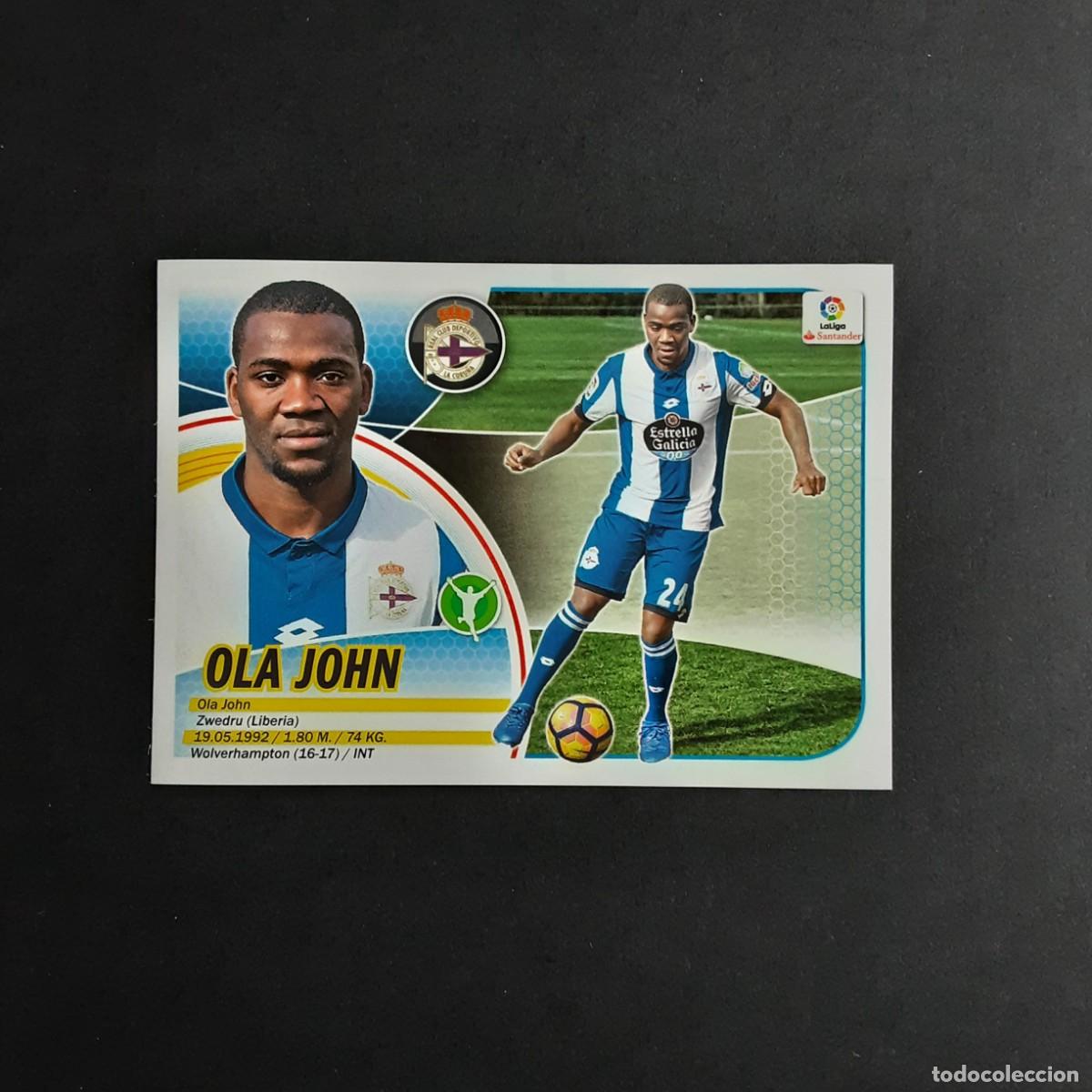Cromos de f&uacute;tbol: MERCADO DE INVIERNO + ACTUALIZACION EDICIONES ESTE 2016 2017 16 17 N&ordm;8 OLA JOHN-DEP.CORU&Ntilde;A