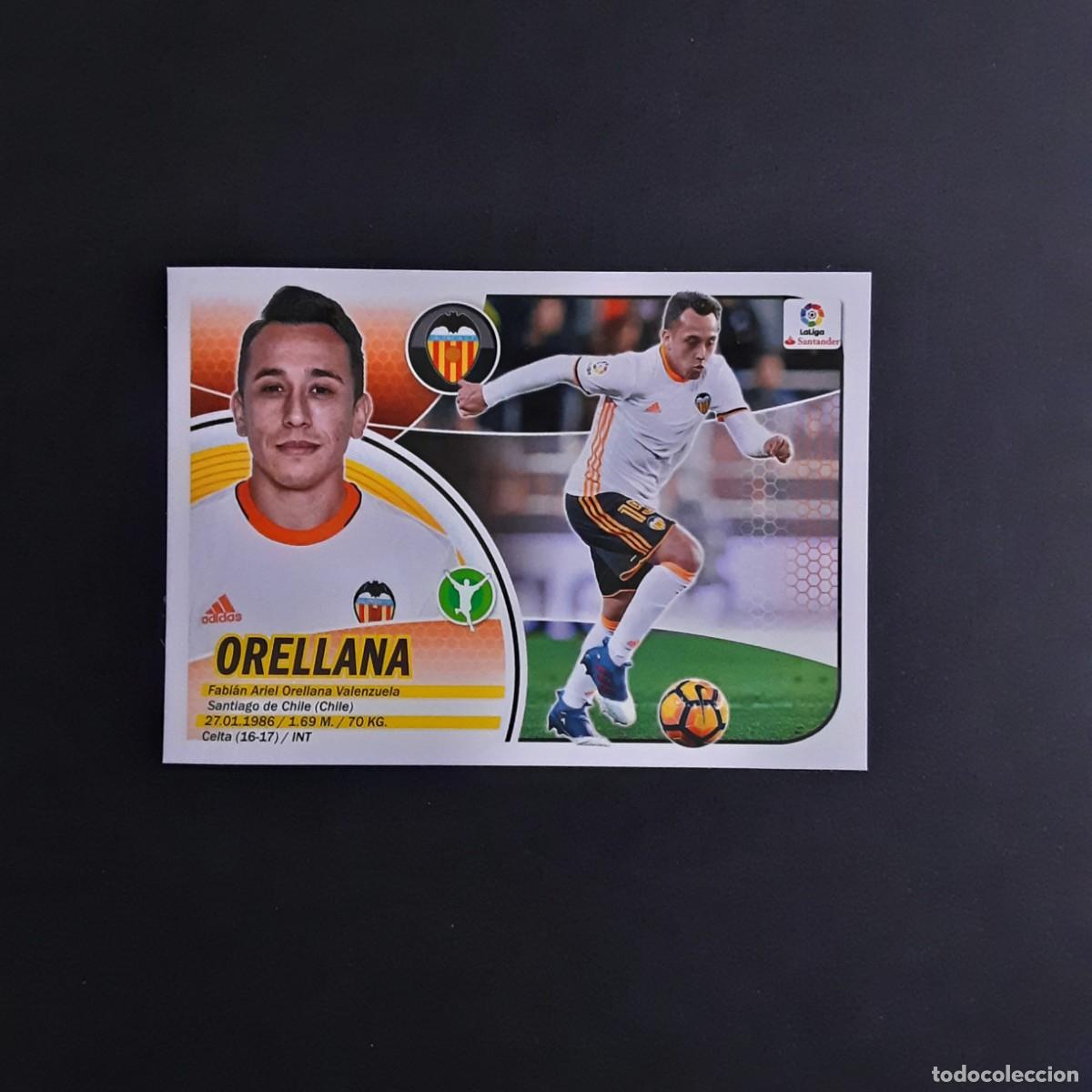 Cromos de f&uacute;tbol: MERCADO DE INVIERNO + ACTUALIZACION EDICIONES ESTE 2016 2017 16 17 N&ordm;38 ORELLANA-VALENCIA
