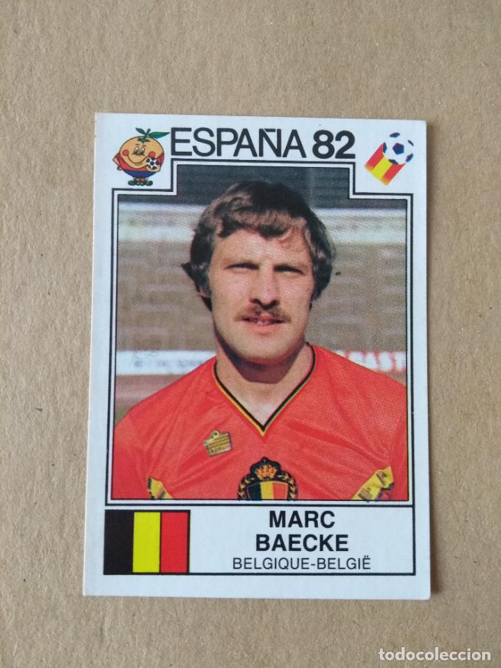 Cromos de f&uacute;tbol: XX N&ordm; 207 MARC BAECKE BELGICA BELGIQUE BELGIE MUNDIAL ESPA&Ntilde;A 82 1982 PANINI SIN PEGAR