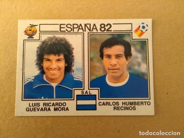 Cromos de f&uacute;tbol: XX N 220 LUIS GUEVARA MORA / CARLOS H. RECINOS EL SALVADOR MUNDIAL ESPA&Ntilde;A 82 1982 PANINI SIN PEGAR