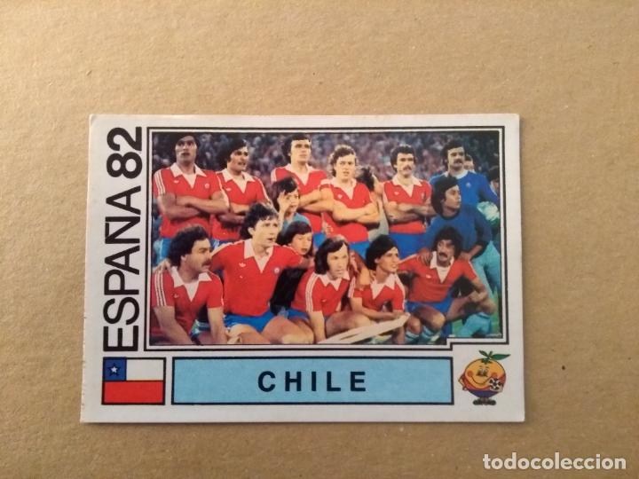 Cromos de f&uacute;tbol: XX N &ordm; 147 ALINEACION CHILE MUNDIAL ESPA&Ntilde;A 82 1982 PANINI SIN PEGAR