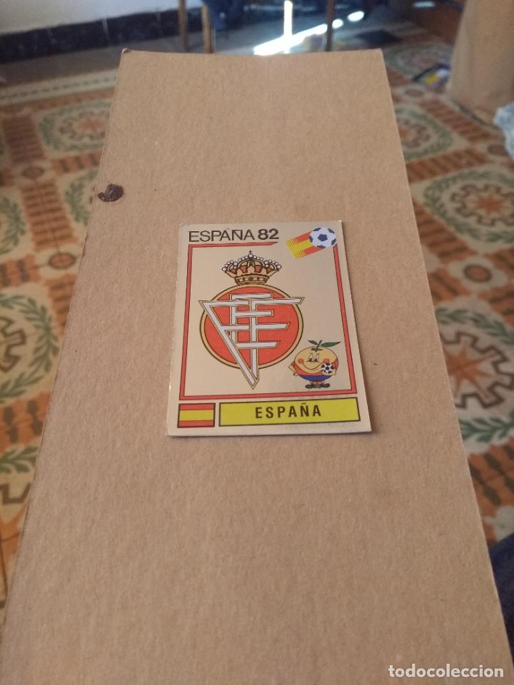 Cromos de f&uacute;tbol: XX EE N &ordm; 292 ESCUDO SELECCION ESPA&Ntilde;A MUNDIAL ESPA&Ntilde;A 82 1982 PANINI SIN PEGAR