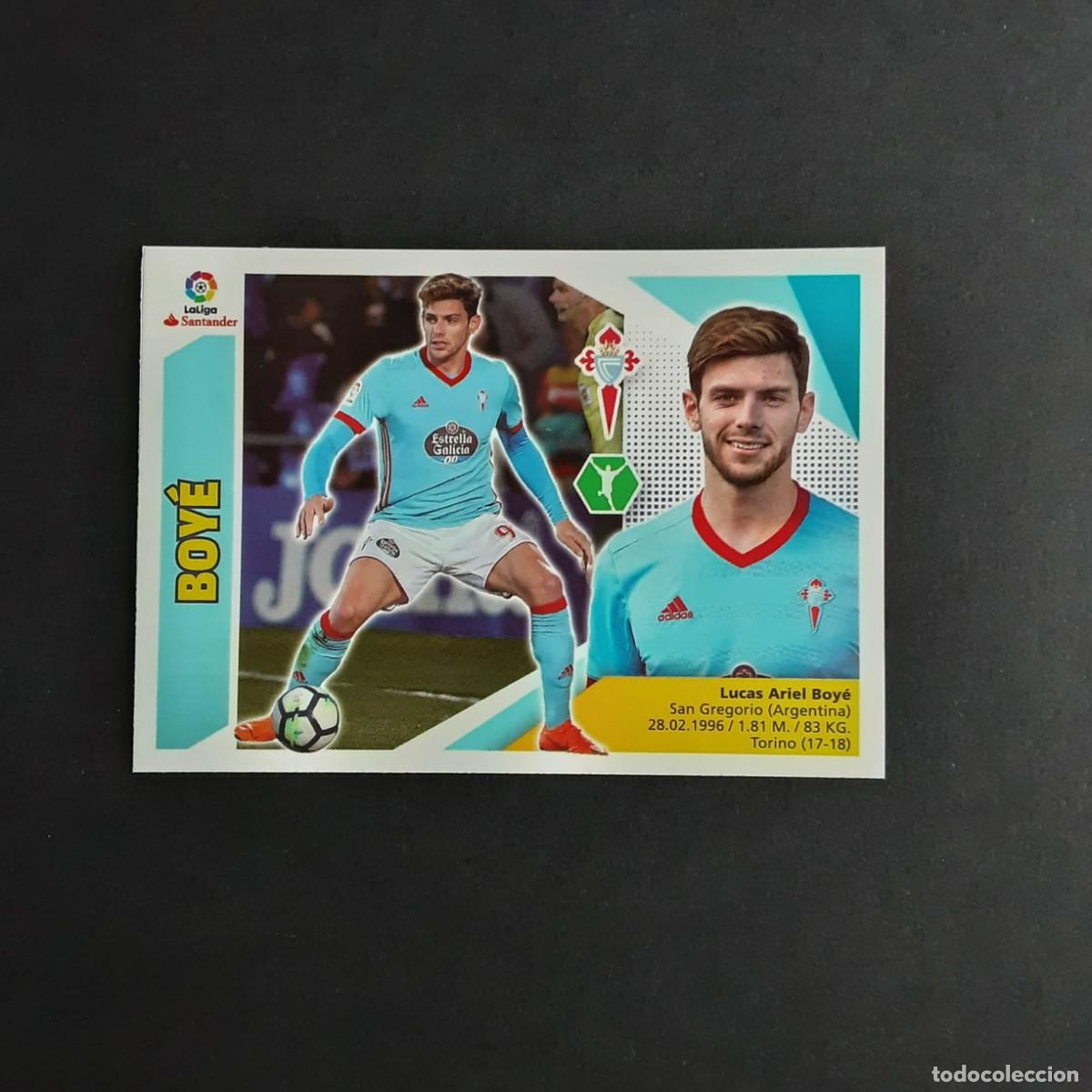 Cromos de f&uacute;tbol: MERCADO DE INVIERNO + ACTUALIZACION EDICIONES ESTE 2017 2018 17 18 N&ordm;13 BOYE-CELTA