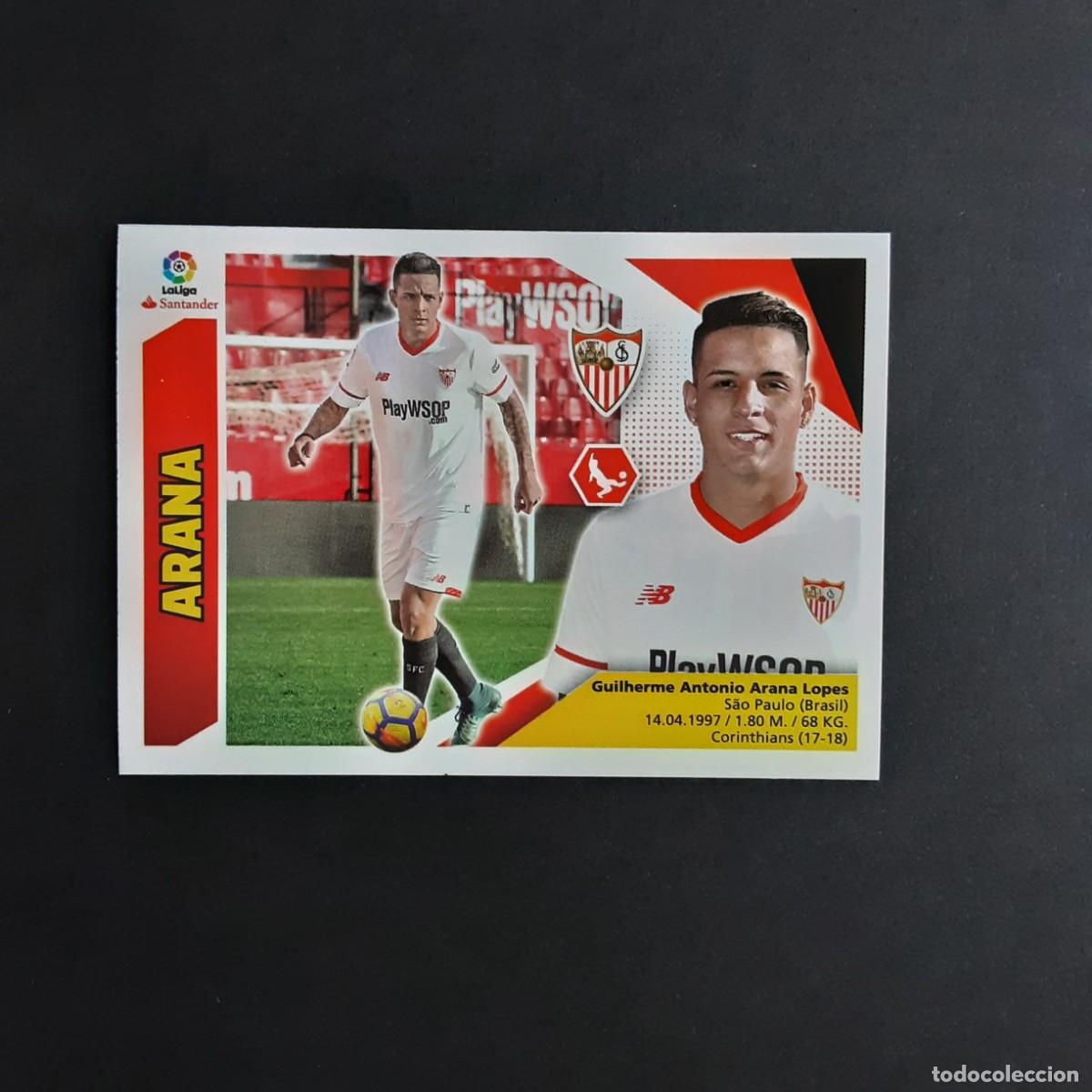 Cromos de f&uacute;tbol: MERCADO DE INVIERNO + ACTUALIZACION EDICIONES ESTE 2017 2018 17 18 N&ordm;33 ARANA-SEVILLA