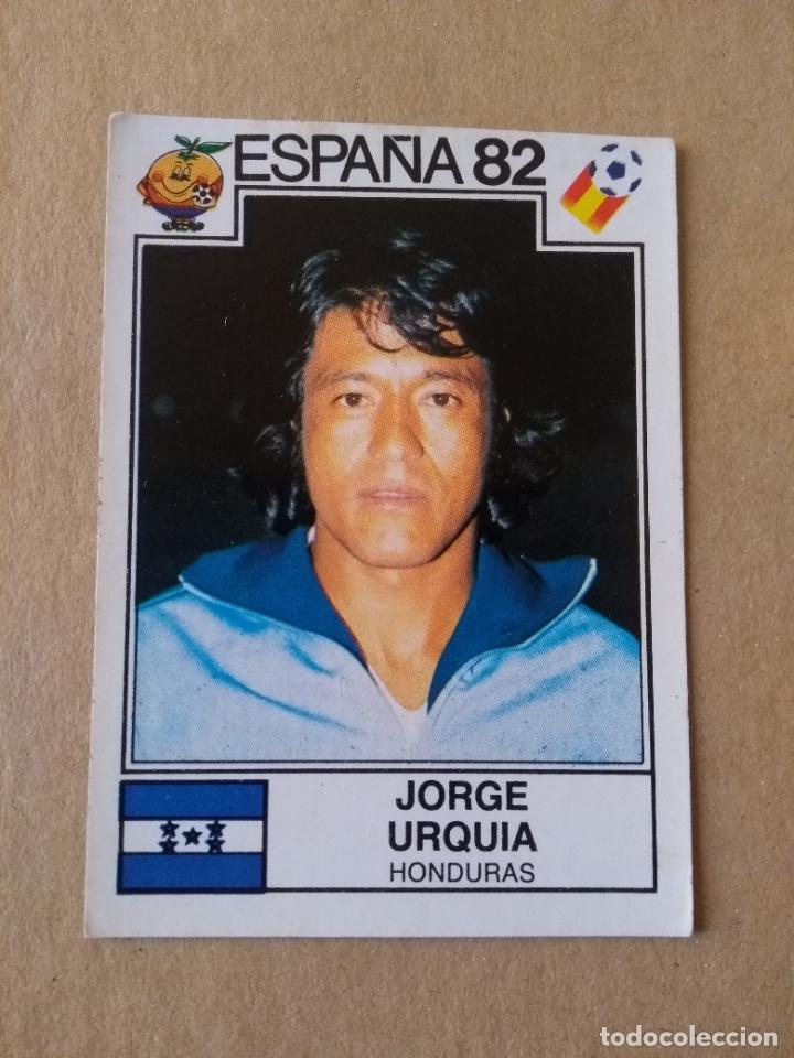 Cromos de f&uacute;tbol: XX N&ordm; 360 JORGE URQUIA HONDURAS MUNDIAL ESPA&Ntilde;A 82 1982 PANINI SIN PEGAR