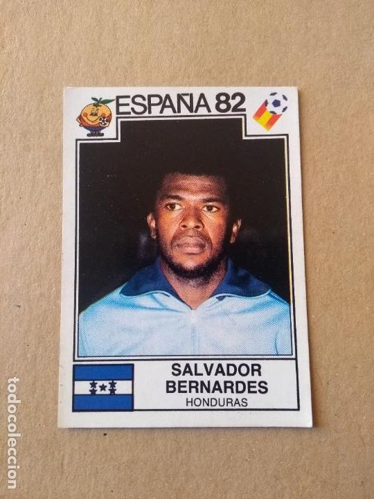 Cromos de f&uacute;tbol: XX N&ordm; 357 SALVADOR BERNARDES HONDURAS MUNDIAL ESPA&Ntilde;A 82 1982 PANINI SIN PEGAR