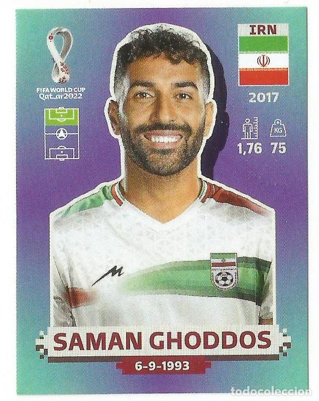 Cromos de Futebol: MUNDIAL QATAR 2022 - FIFA - PANINI - IRN19 - SAMAN GHODDOS