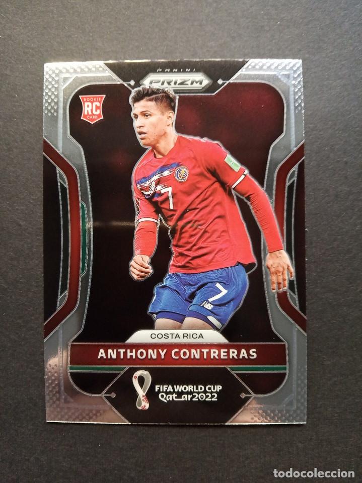 Cartes &agrave; collectionner de Football: 289 Rookie card ANTHONY CONTRERAS Costa Rica SPORT HEREDIANO Panini PRIZM FIFA World Cup Qatar 2022