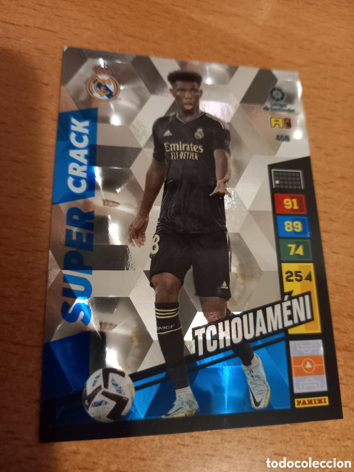 Cromos de Futebol: Panini Adrenalyn 2022 2023 22 23 456 Tchouameni Real Madrid supercrack