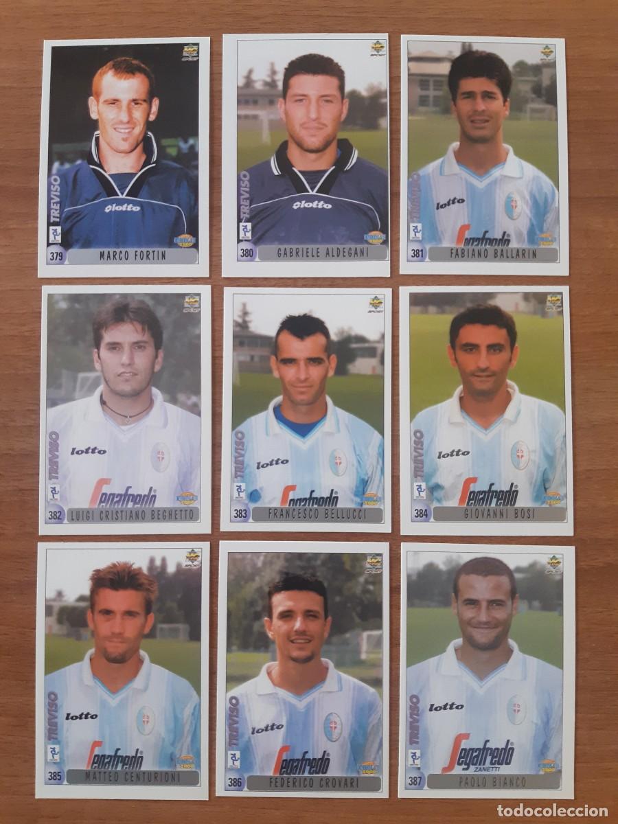 Figurine di Calcio: Lote 9 cromos dobles Treviso SERIE B ITALIA CALCIATORI 2000 99-00 MUNDICROMO