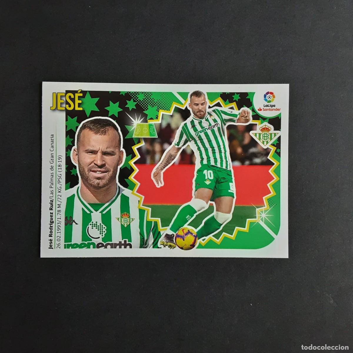 Cromos de F&uacute;tbol: MERCADO DE INVIERNO + ACTUALIZACION EDICIONES ESTE 2018 2019 18 19 N&ordm;8 JESE-BETIS
