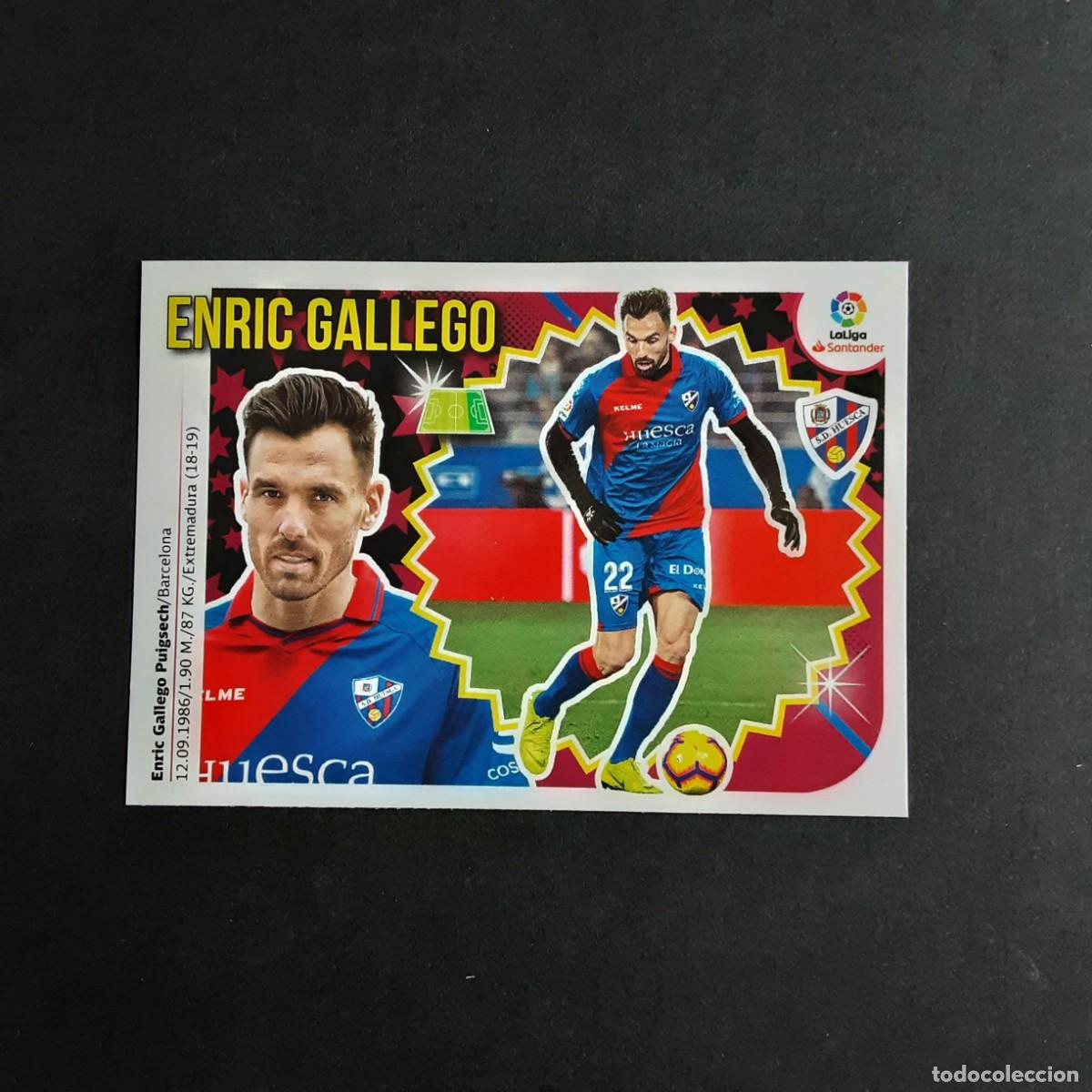 Cromos de f&uacute;tbol: MERCADO DE INVIERNO + ACTUALIZACION EDICIONES ESTE 2018 2019 18 19 N&ordm;20 ENRIC GALLEGO-HUESCA