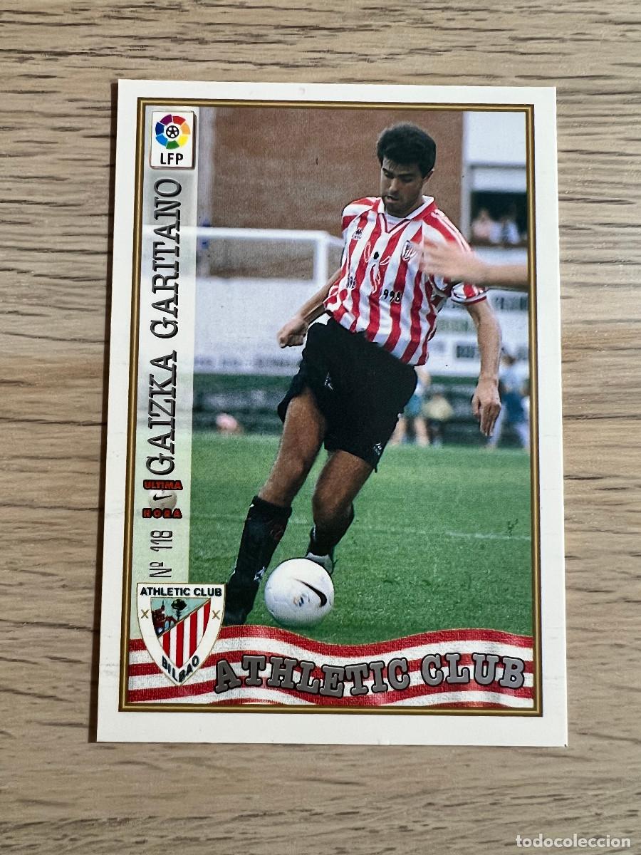 Cromos de F&uacute;tbol: &Uacute;LTIMA HORA N&ordm; 118 GAIZKA GARITANO UH Mundicromo 97 98 Las Fichas de la Liga ATHLETIC CLUB