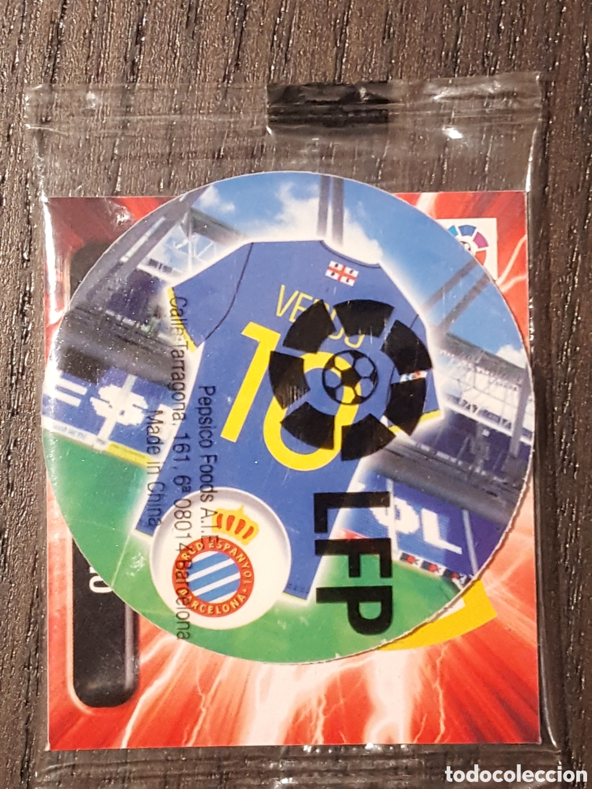 Cromos de F&uacute;tbol: TAZO DE FUTBOL - Verd&uacute; - Espa&ntilde;ol - LIGA MATUTANO 2011-2012/11-12 - Cheetos Matutano -