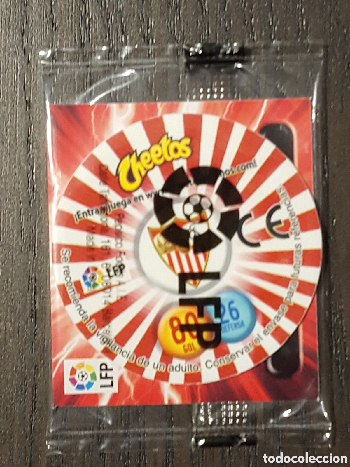 Cromos de F&uacute;tbol: TAZO DE FUTBOL - Gol 80 - Defensa 26 - LIGA MATUTANO 2011-2012/11-12 - Cheetos Matutano -