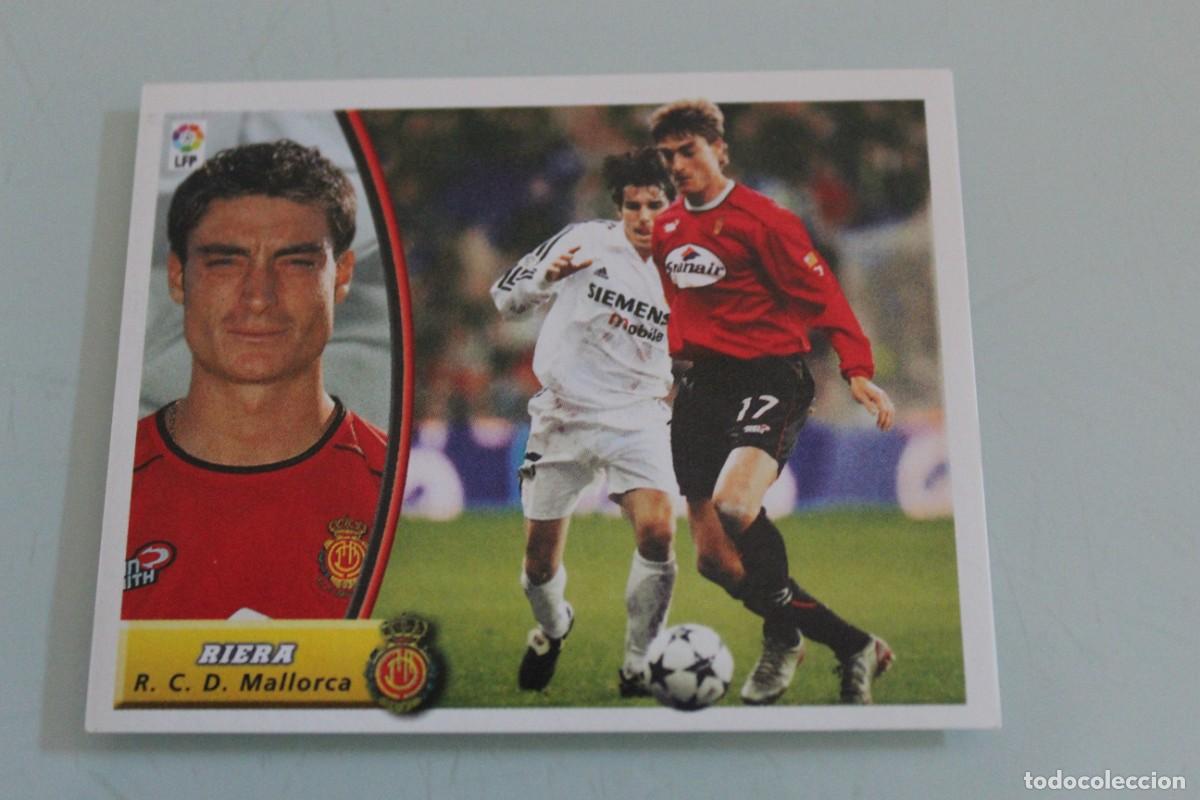 Cromos de f&uacute;tbol: ESTE 03 04 RIERA BAJA SIN PEGAR - Foto 1