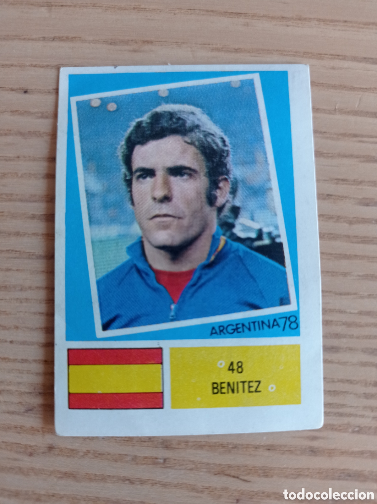 Cromos de Futebol: REAL BETIS BEN&Iacute;TEZ 48 ESPA&Ntilde;A ARGENTINA 78 FHER 1978