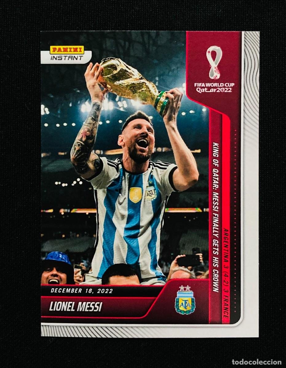 lionel messi - king of qatar 2022. panini insta - Comprar Cromos