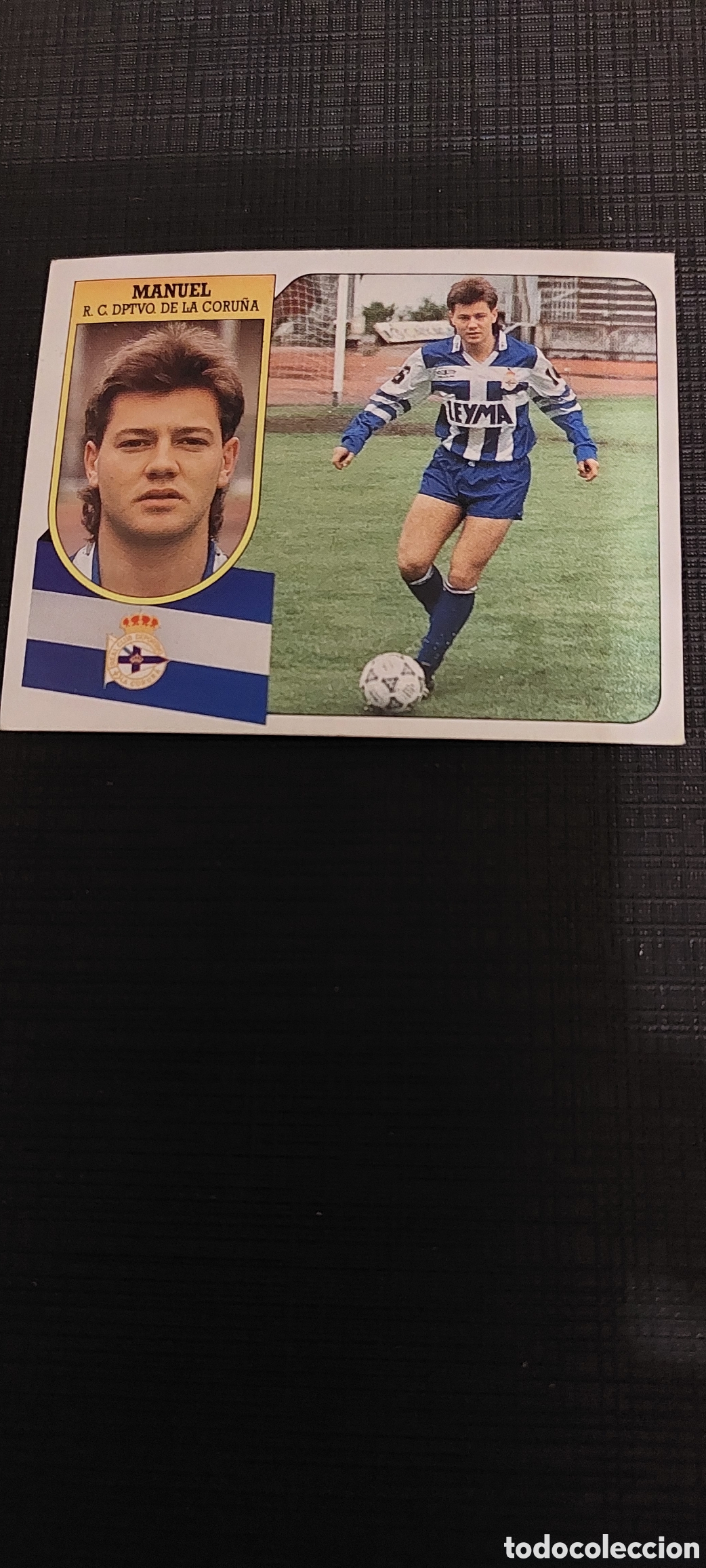 Cromos de f&uacute;tbol: Manuel 91/92 baja - Foto 1