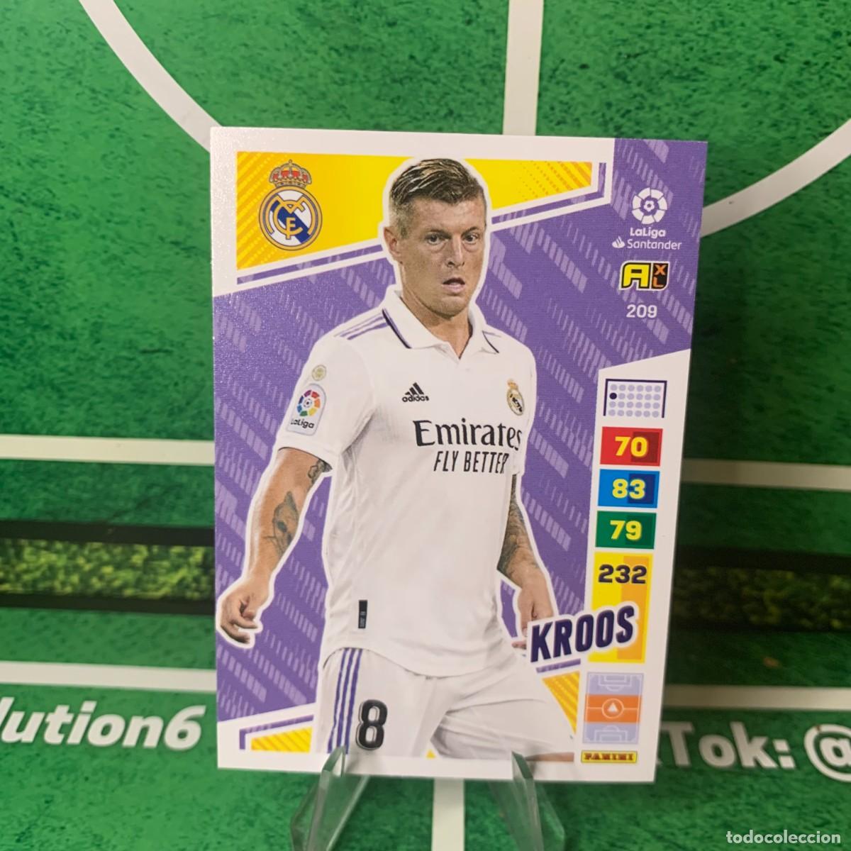 Cromos de F&uacute;tbol: KROOS 209 - REAL MADRID - PANINI ADRENALYN XL LA LIGA 2022 2023 NUEVA