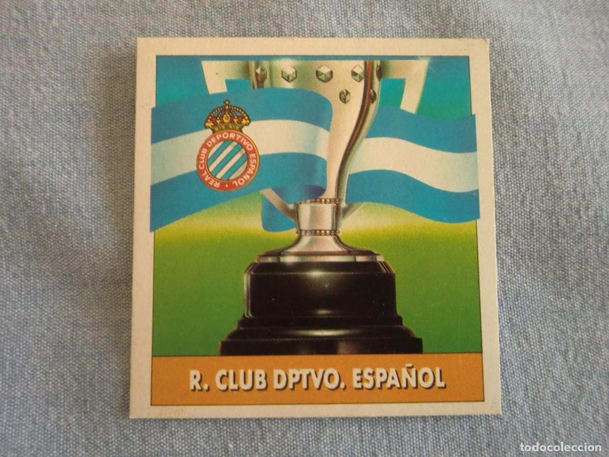 Cartes &agrave; collectionner de Football: Cromo de f&uacute;tbol LIGA ESTE 92-93 1992-1993: Escudo y bandera ESPA&Ntilde;OL