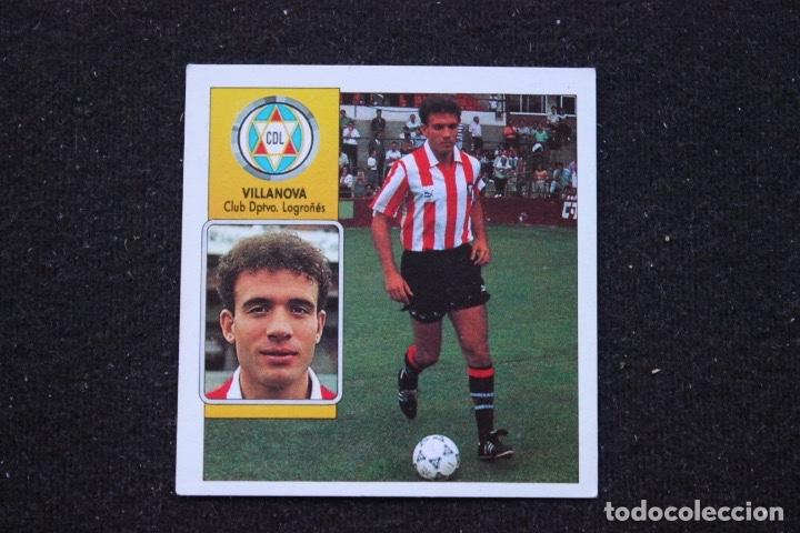 Cromos de f&uacute;tbol: Liga 92-93 Ediciones Este. Jugador del Logro&ntilde;&eacute;s C.F. Villanova. Nuevo
