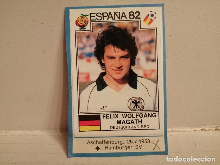 Cromos de f&uacute;tbol: Cromo panini mundial 82 alemania wolfgang dremmler n&uacute;mero 122