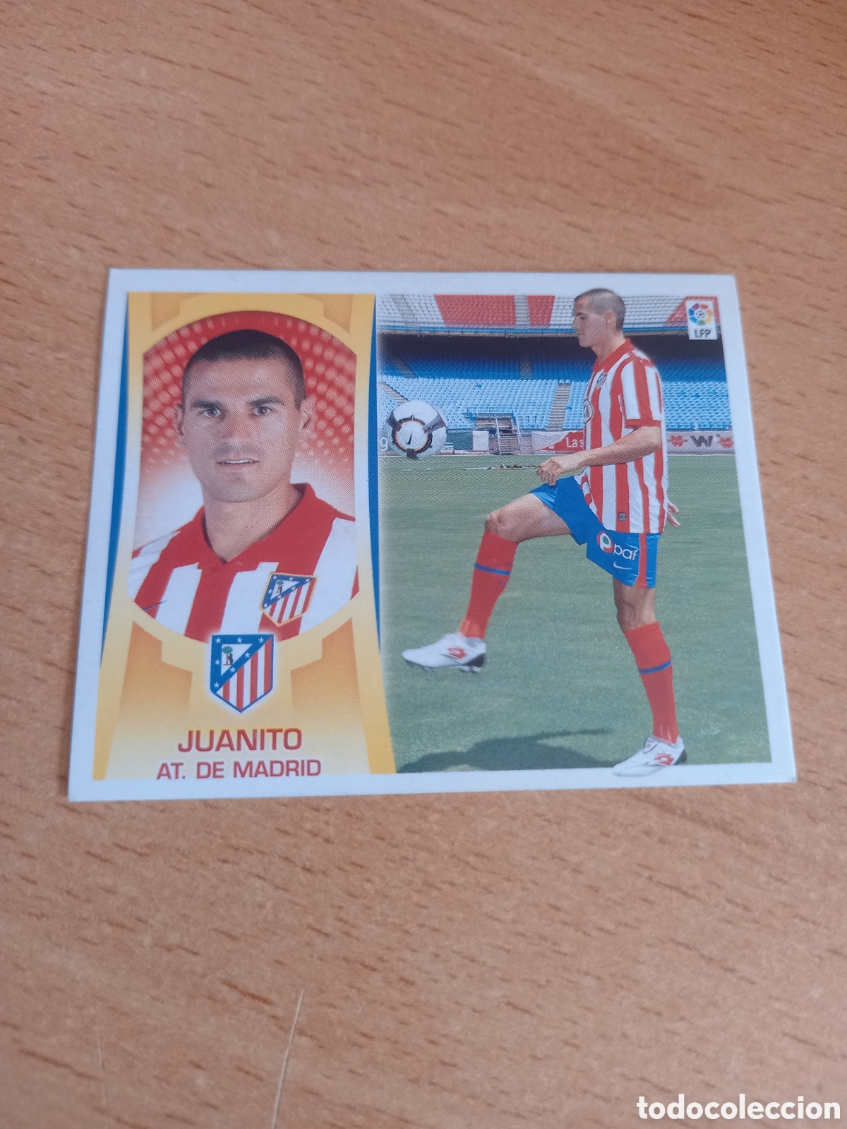 Cromos de F&uacute;tbol: Juanito Atl&eacute;tico de Madrid liga 2009 2010 09 10 ediciones este
