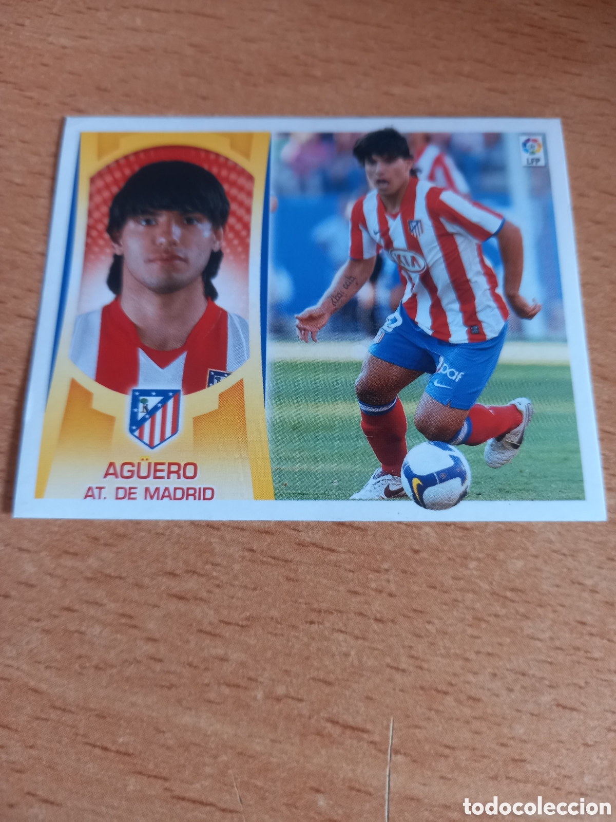 Cromos de F&uacute;tbol: Ag&uuml;ero Atl&eacute;tico de Madrid liga 2009 2010 09 10 ediciones este
