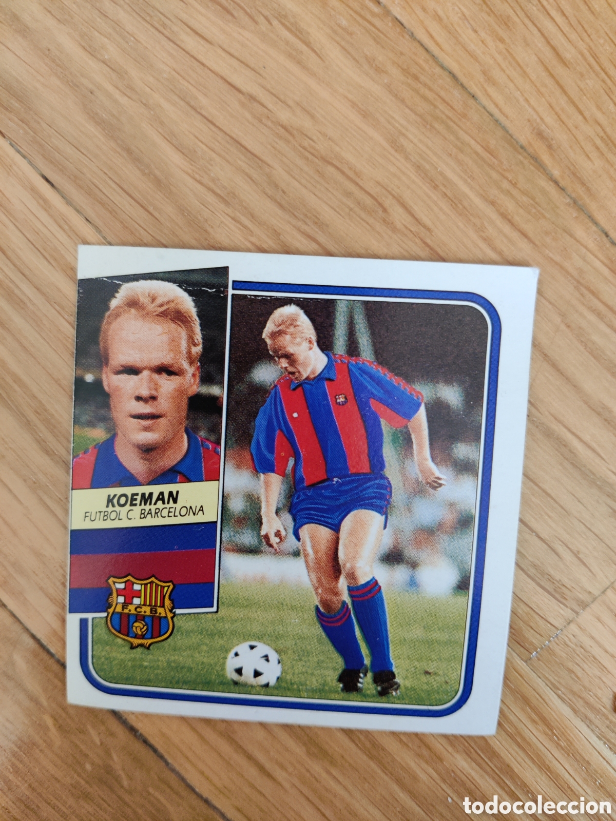 Cromos de f&uacute;tbol: Koeman Barcelona este 1989 1990 89 90 - Foto 1