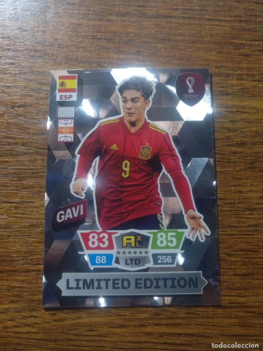 Cromos de F&uacute;tbol: Gavi edici&oacute;n limitada Adrenalyn Qatar 2022 Espa&ntilde;a