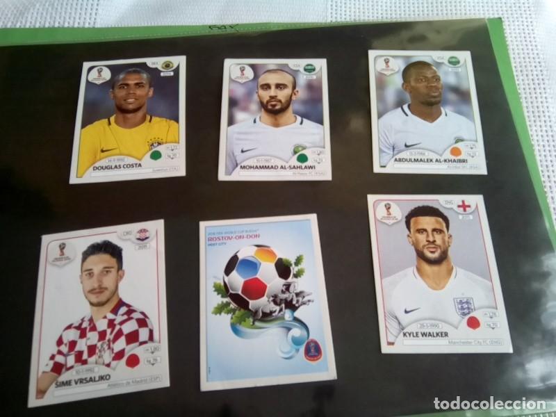 Cromos de F&uacute;tbol: LOTE DE 6 CROMOS DE PANINI RUSIA 2018 , BUEN ESTADO