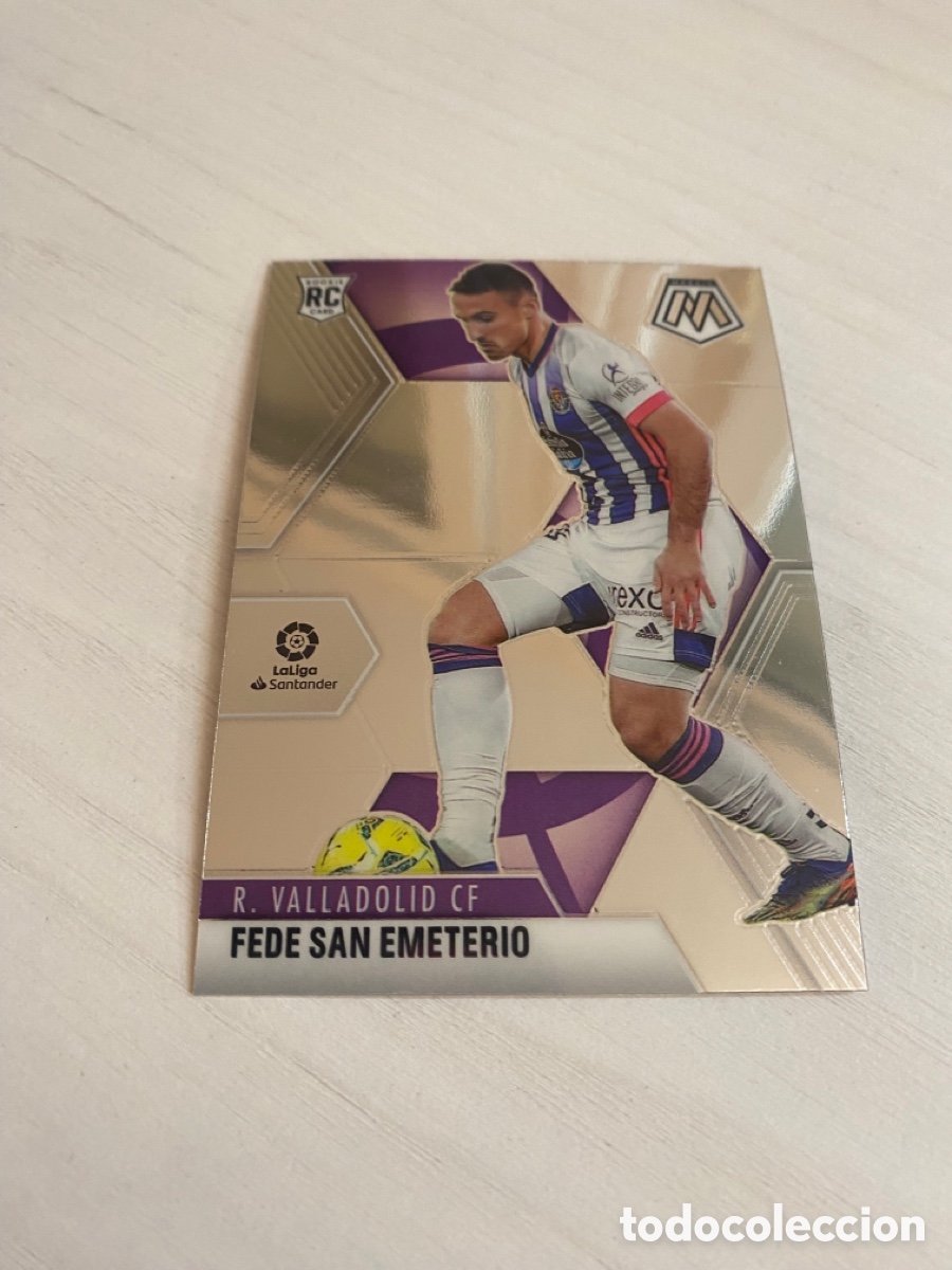 Cromos de F&uacute;tbol: 86 FEDE SAN EMETERIO VALLADOLID PANINI MOSAIC LA LIGA SOCCER 2020 2021 20 21 ROOKIE CARD