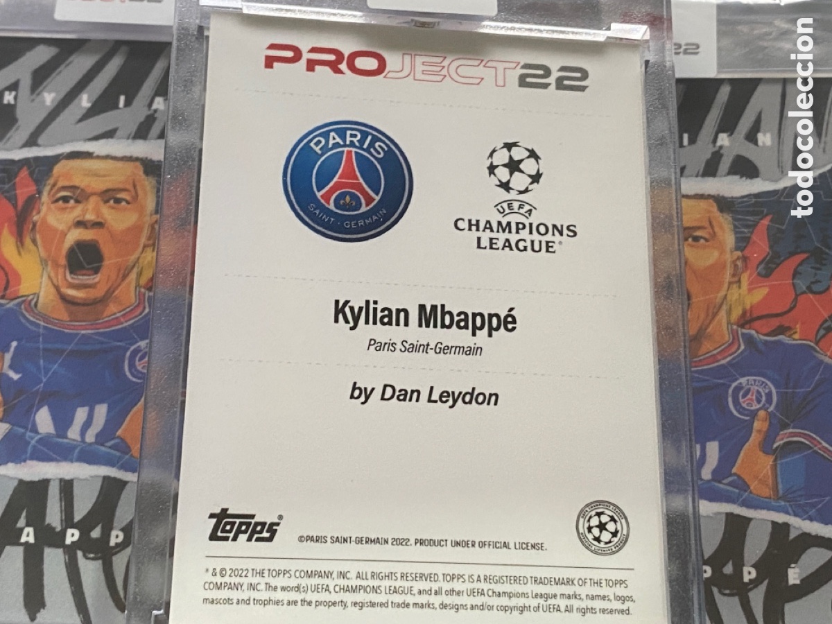 Cromos de f&uacute;tbol: Mbappe /22 Topps Project 22 - Foto 3