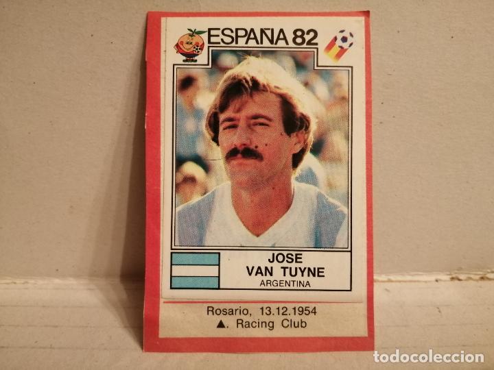 Cromos de Futebol: Cromo panini mundial 82 argentina jose van tuyne n&uacute;mero 169