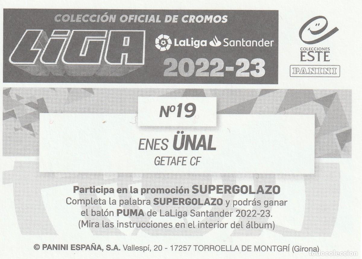 Cromos de f&uacute;tbol: ESTE 22-23 UNAL. GETAFE. NUEVO DE SOBRE. - Foto 2