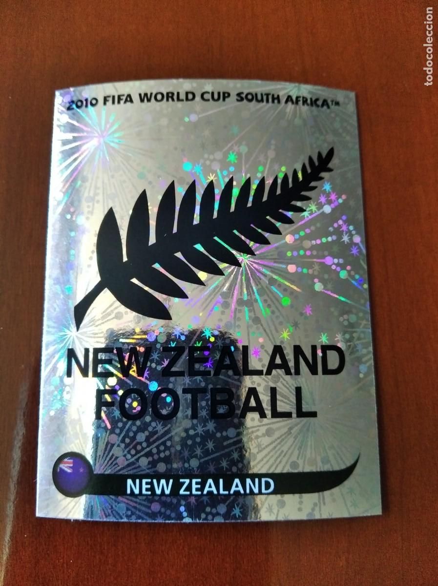 Cartes &agrave; collectionner de Football: Panini,Mundial South &Aacute;frica,Escudo de New Zealand (N&deg;449).
