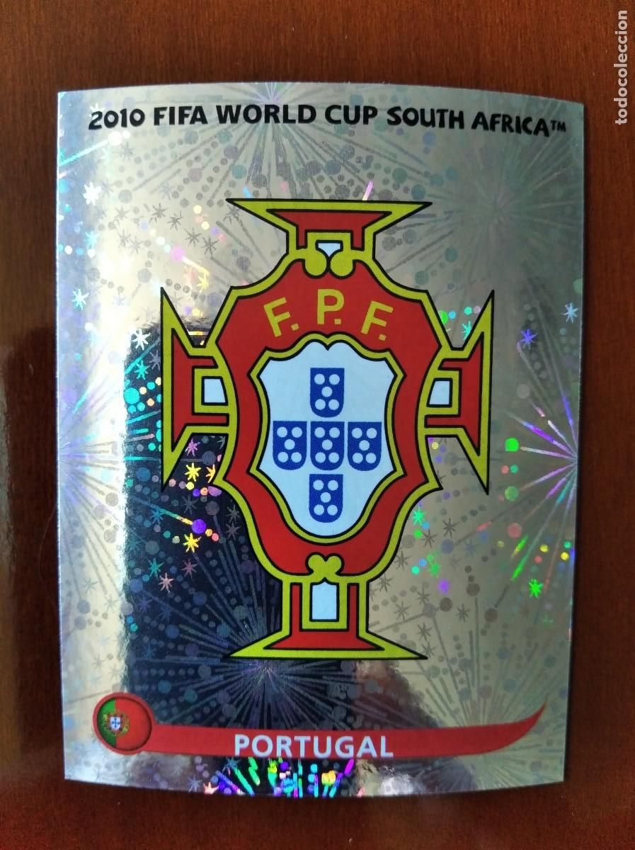 Cartes &agrave; collectionner de Football: Panini,Mundial South &Aacute;frica,Escudo de Portugal (N&deg;544).