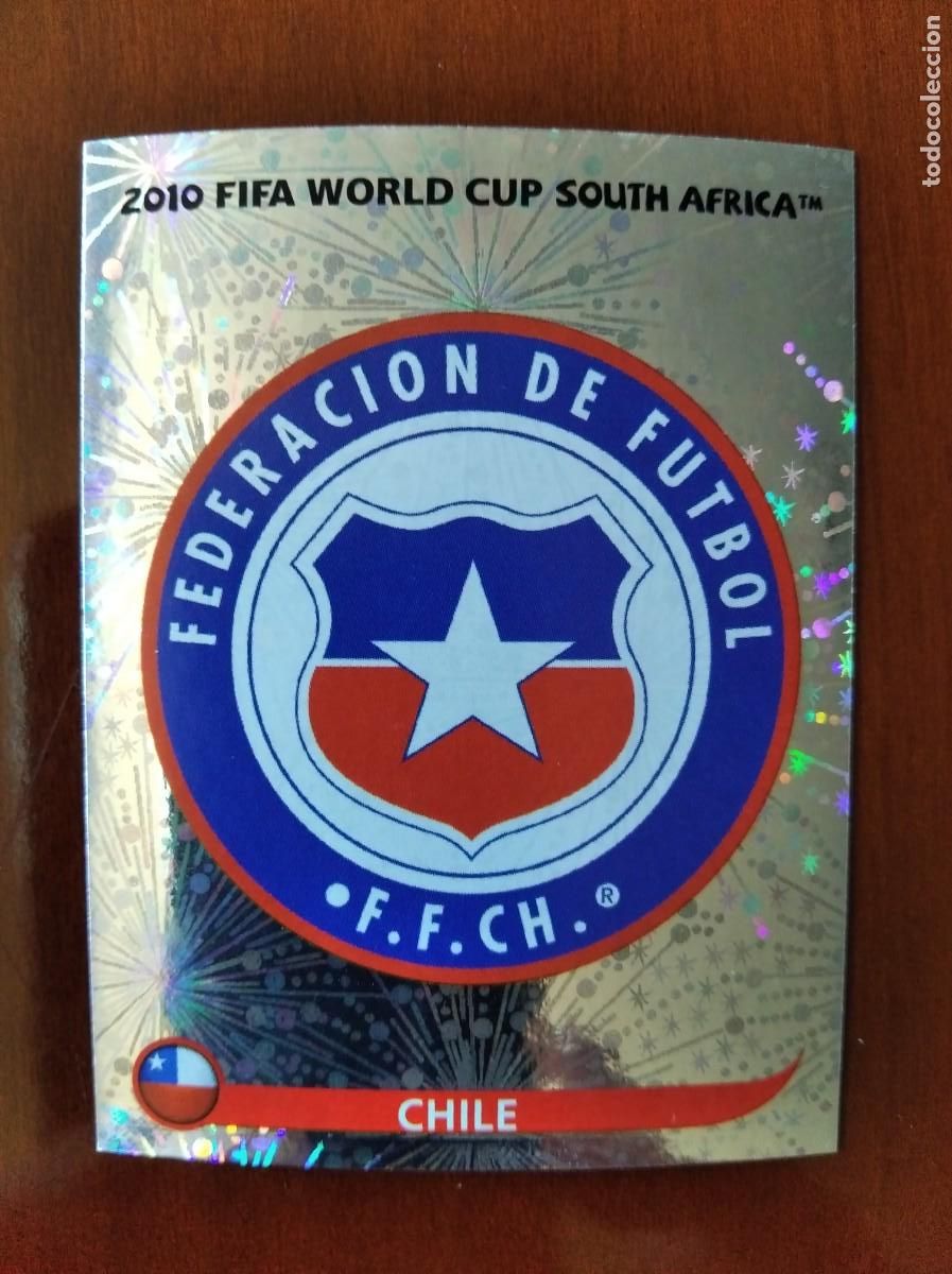 Cartes &agrave; collectionner de Football: Panini,Mundial South &Aacute;frica,Escudo de Chile (N&deg;620).
