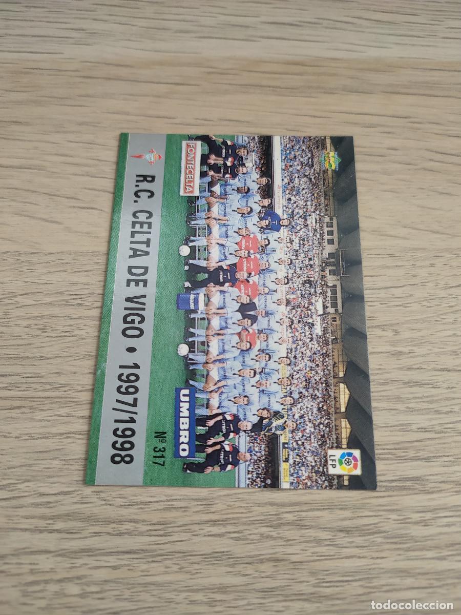 Cartes &agrave; collectionner de Football: PLANTILLA N&ordm; 317 Mundicromo 97 98 Las Fichas de la Liga CELTA