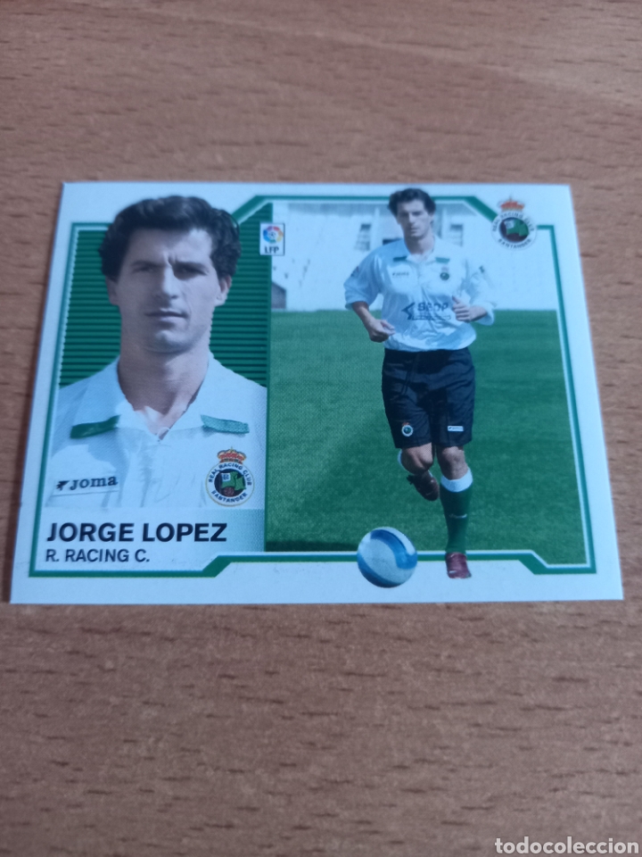 Fu&szlig;ball-Sticker: Jorge L&oacute;pez Racing de Santander liga 2007 2008 07 08 ediciones este