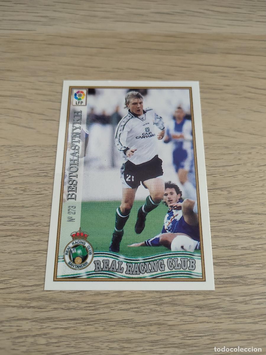 Cromos de f&uacute;tbol: BESTCHASTNYKH N&ordm; 273 Mundicromo 97 98 Las Fichas de la Liga RACING