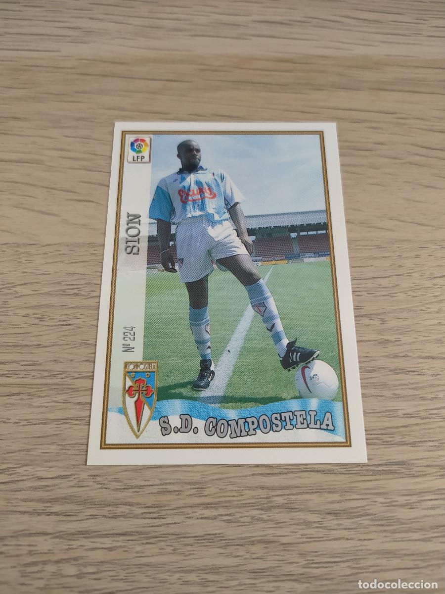 Cromos de f&uacute;tbol: SION N&ordm; 224 Mundicromo 97 98 Las Fichas de la Liga COMPOSTELA