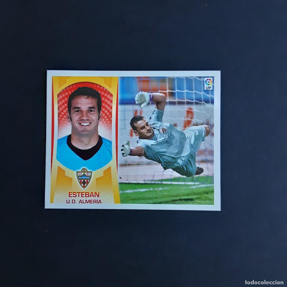 Cromos de f&uacute;tbol: CROMO FUTBOL LIGA 2009 2010 09 10 COLECCIONES ESTE PANINI N&ordm;2 ESTEBAN-ALMERIA NUNCA PEGADO
