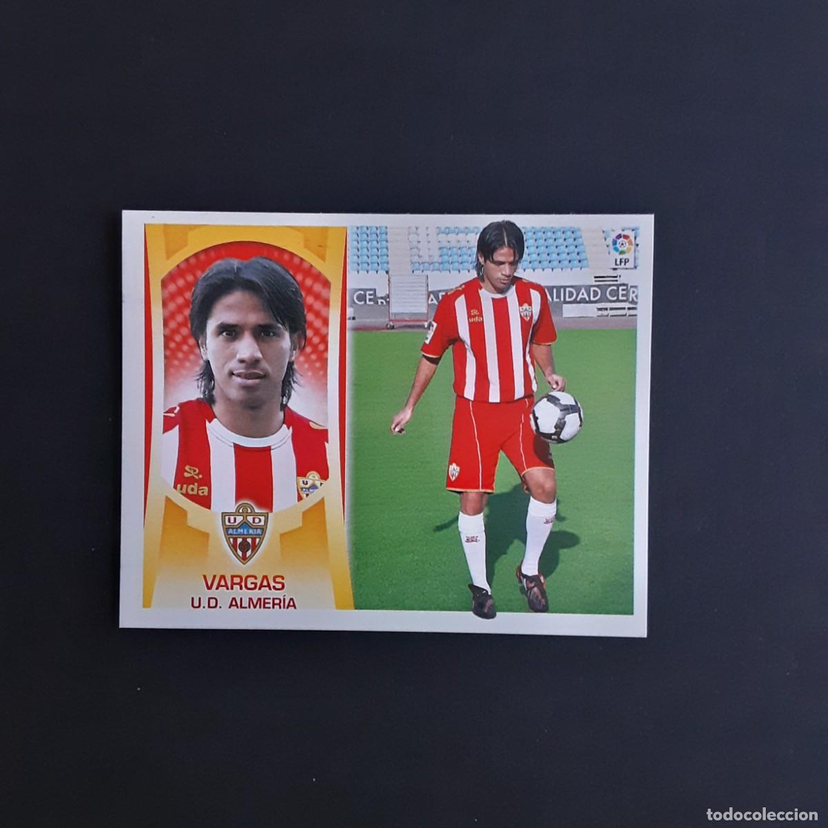Cromos de f&uacute;tbol: CROMO FUTBOL LIGA 2009 2010 09 10 COLECCIONES ESTE PANINI N&ordm;7B VARGAS-ALMERIA NUNCA PEGADO