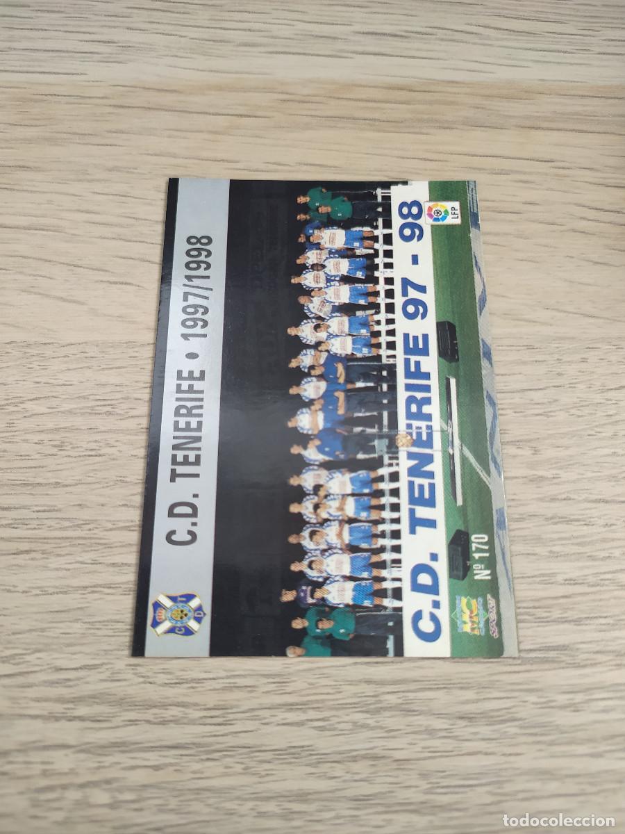 Football Stickers: PLANTILLA N&ordm; 170 Mundicromo 97 98 Las Fichas de la Liga TENERIFE