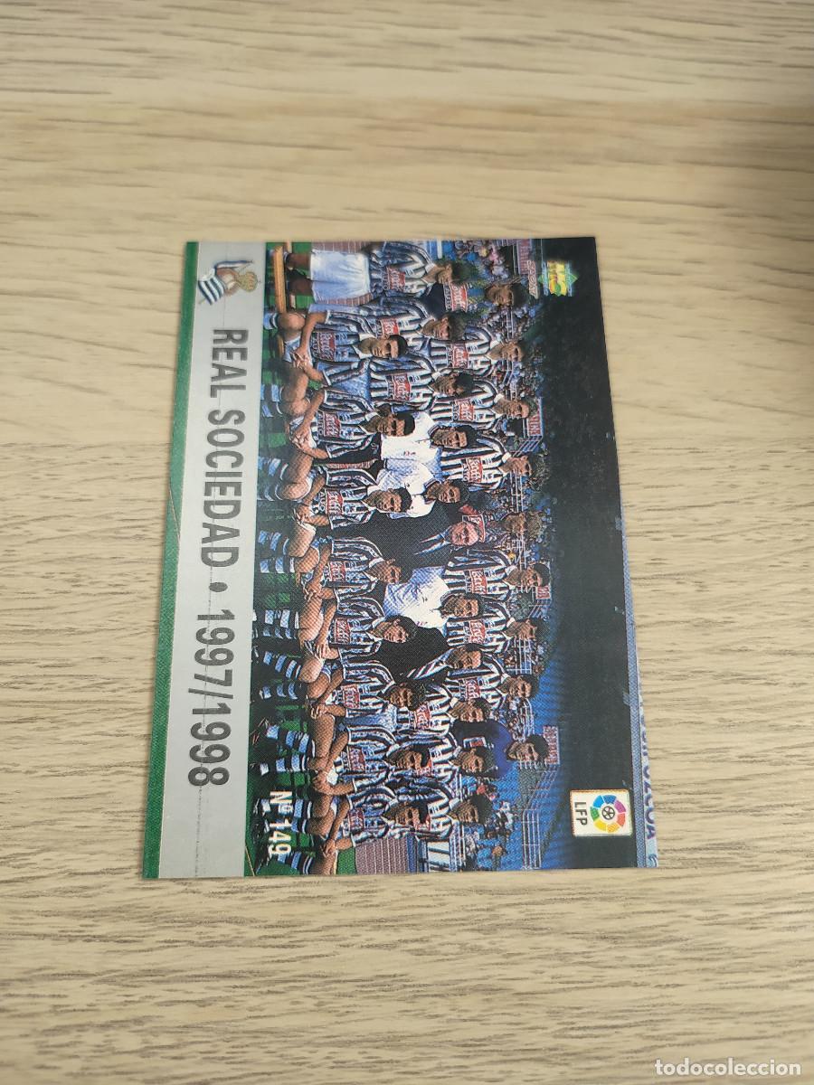 Figurine di Calcio: PLANTILLA N&ordm; 149 Mundicromo 97 98 Las Fichas de la Liga REAL SOCIEDAD
